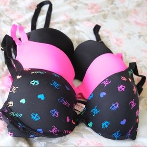 Juicy couture 3 bombshell bras